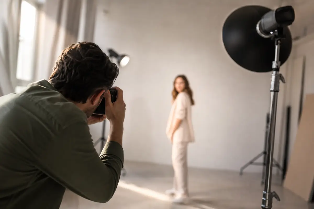 Flits of continu licht in de studio?
